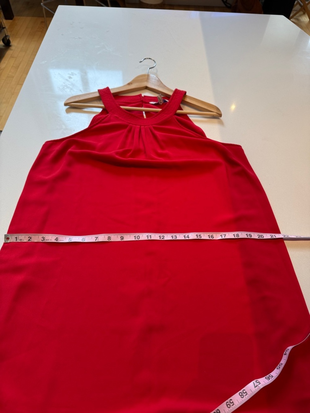 Southern Tide Game Day Bright Red Halter Mini Dress, Breathable, Size L - Picture 11 of 12